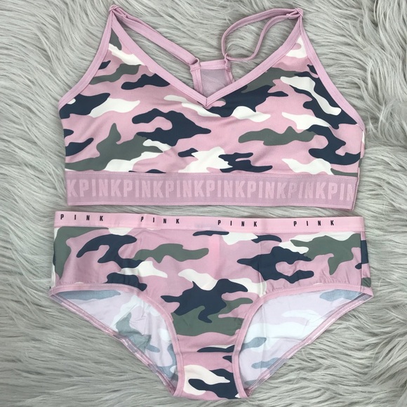 PINK Victoria's Secret Other - VS Pink Sports Bra and Panty Matching Set
